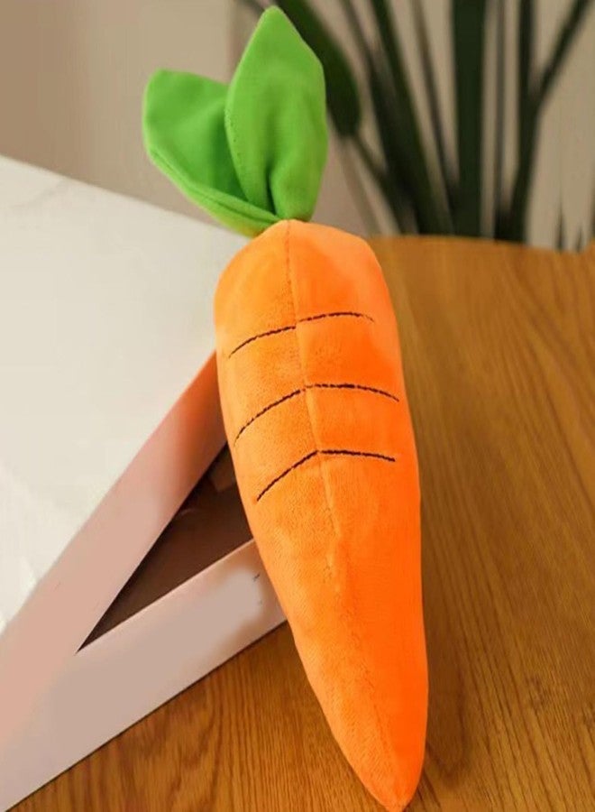 DPWOUM 2Pcs Best Pet Supplies Crinkle Dog Toy for Small, Medium, and Large Breeds, Cute Carrot with Soft Squeaker, Carrot Shape Pet Plush Toy with Sound, Bite-Resistant Soft Comfortable Dog Toys,Squeak Toys - Image 4